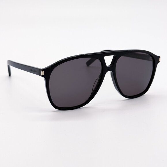 NEW SAINT LAURENT SL596 DUNE 001 OVERSIZED  BLACK WOMEN SUNGLASSES SAINT LAURENT - Picture 3 of 10